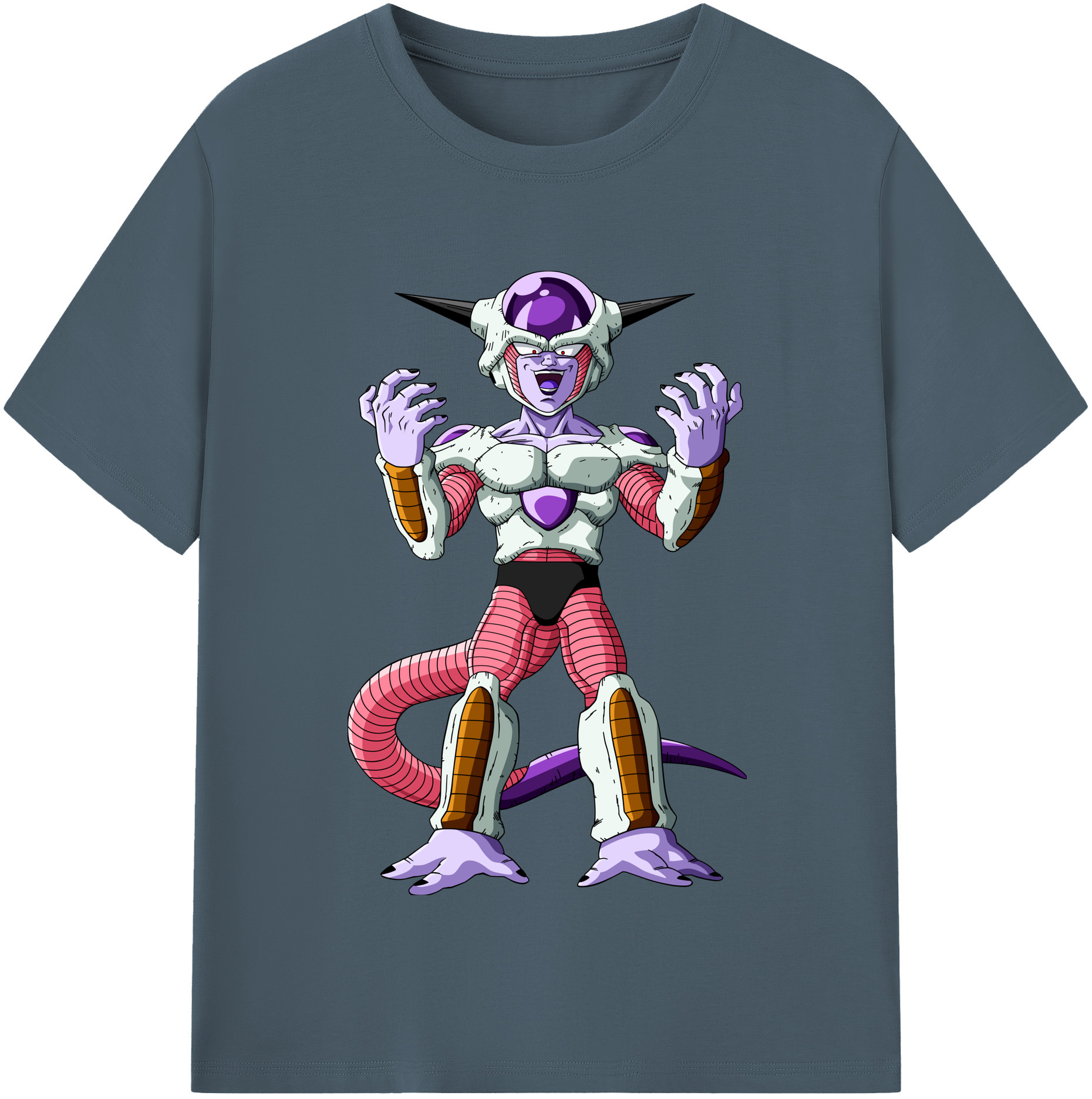 （画像用） ドラゴンボール フリーザ DRAGON BALL Frieza 綿100％半袖Tシャツ（フロントプリント）